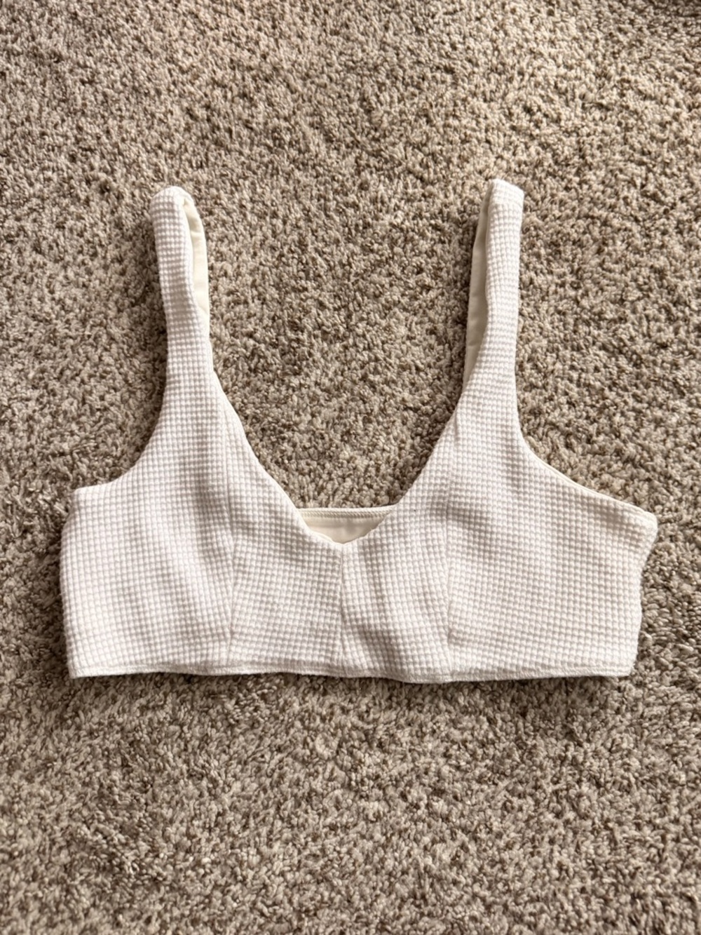 ALO Yoga knit bralette sports bra - like new!